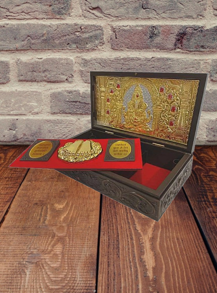 Ganesh Pocket Temple With Dry Fruit Box