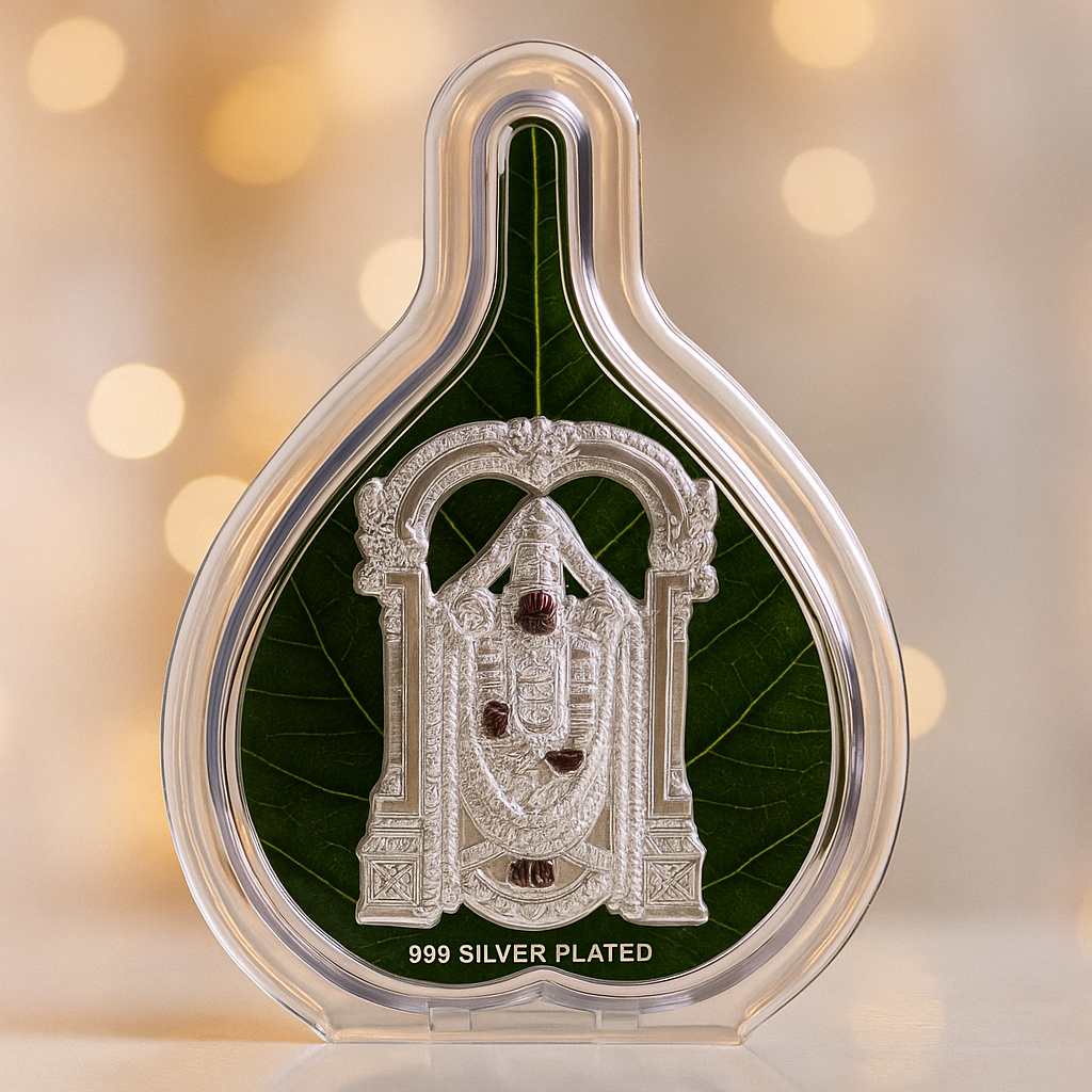 Tirupati Balaji murti silver plated | Balaji idol for home temple | South Indian God idols for gifting