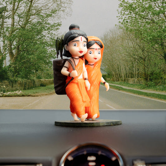 Sita Ram Bal Murti For Car Dashboard and Pooja Ghar