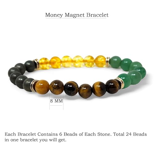 Money Magnet Bracelet For Men Tiger Eye Bracelet