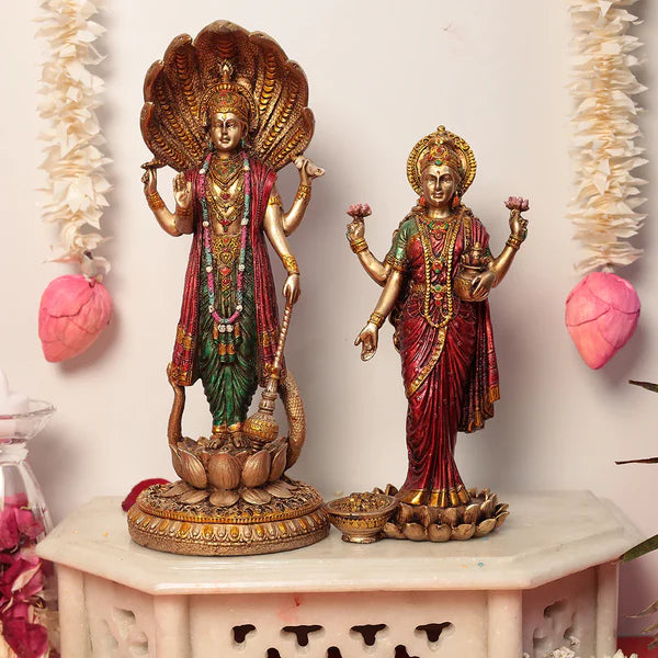 Lord Vishnu & Mata Lakshmi Barass Murti