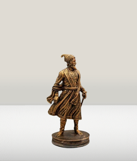 Chhatrapati Shivaji Maharaj Standing Idol | Shivaji Maharaj Statue 7 Inch