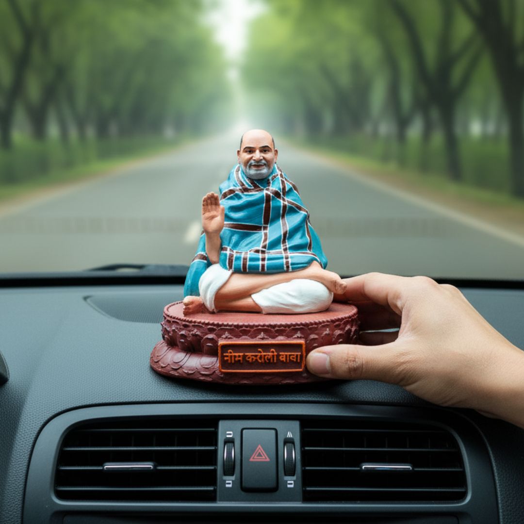 Neem Karoli Baba Murti For Car Dashboard