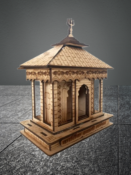 3D Kartik Swami Mandir – A Divine Wooden Masterpiece for Your Sacred Space | Kartik Swami Mandir replica