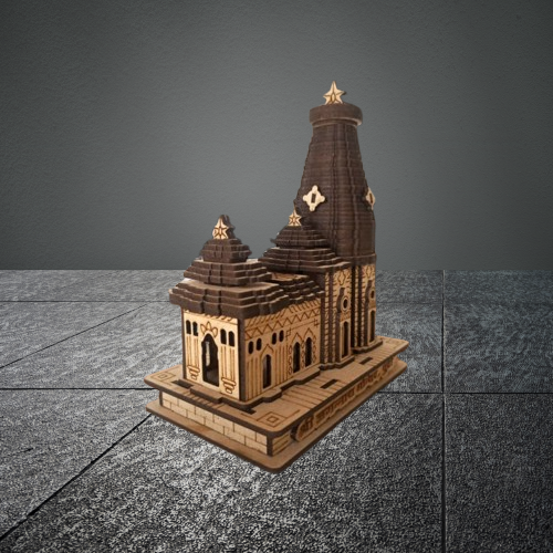 Shree Jagannath Mandir, Puri – 3D Wooden Temple | Divine Home Decor & Spiritual Gift