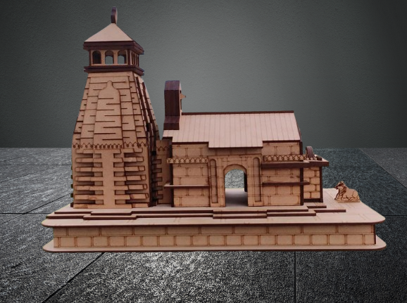Shri Kedar Nath 3D Beautiful Wooden Model | Kedarnath 3D Wooden Model | Kedarnath Dham Model