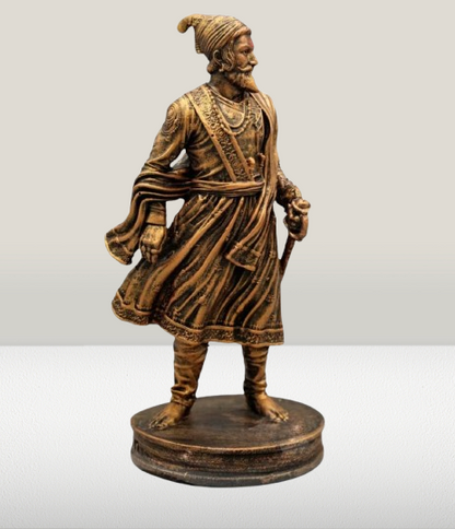 Chhatrapati Shivaji Maharaj Standing Idol | Shivaji Maharaj Statue 7 Inch