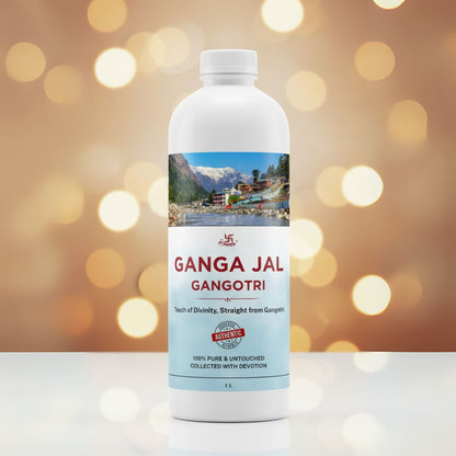 Gangotri Ganga Jal | 100% Pure & Untouched Holy Water from Gangotri | Sacred Ganga Water for Puja, Abhishek & Rituals