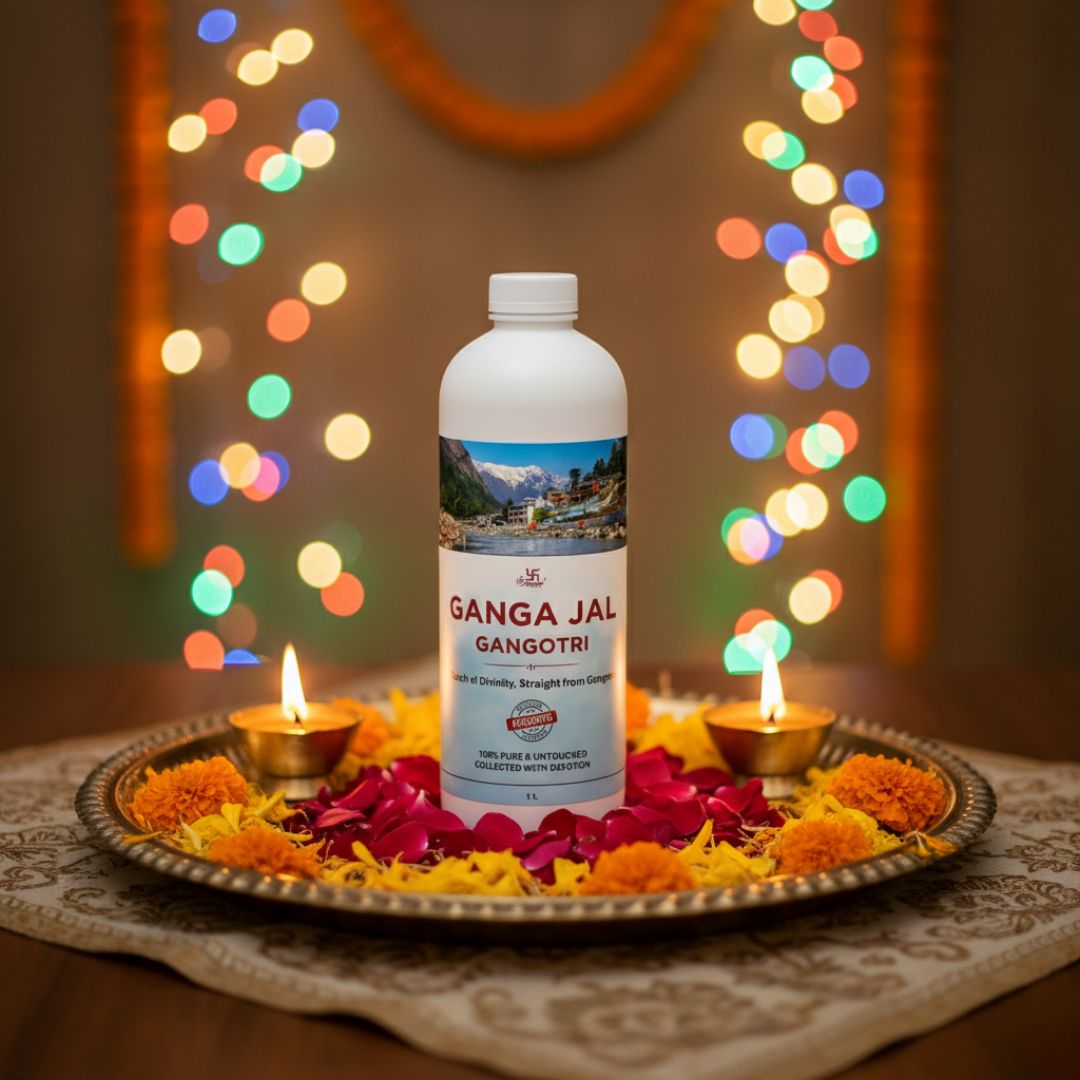 Gangotri Ganga Jal | 100% Pure & Untouched Holy Water from Gangotri | Sacred Ganga Water for Puja, Abhishek & Rituals