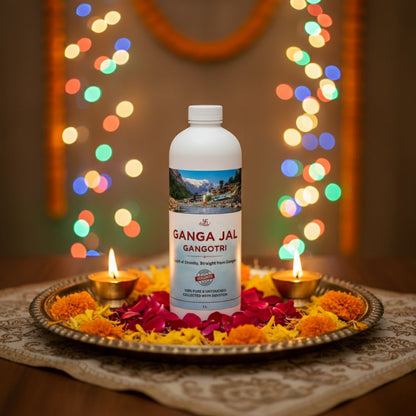 Gangotri Ganga Jal | 100% Pure & Untouched Holy Water from Gangotri | Sacred Ganga Water for Puja, Abhishek & Rituals