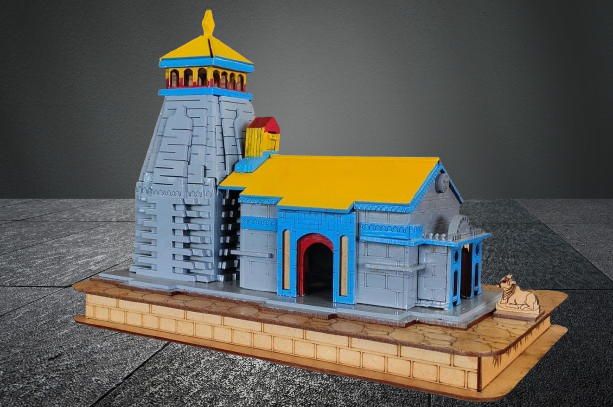 Shri Kedar Nath 3D Beautiful Wooden Model | Kedarnath 3D Wooden Model | Kedarnath Dham Model