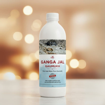 Gaumukh Ganga Jal | 100% Pure & Untouched Holy Water from Gaumukh Glacier | Sacred Ganga Water for Puja, Abhishek & Rituals