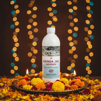 Gaumukh Ganga Jal | 100% Pure & Untouched Holy Water from Gaumukh Glacier | Sacred Ganga Water for Puja, Abhishek & Rituals