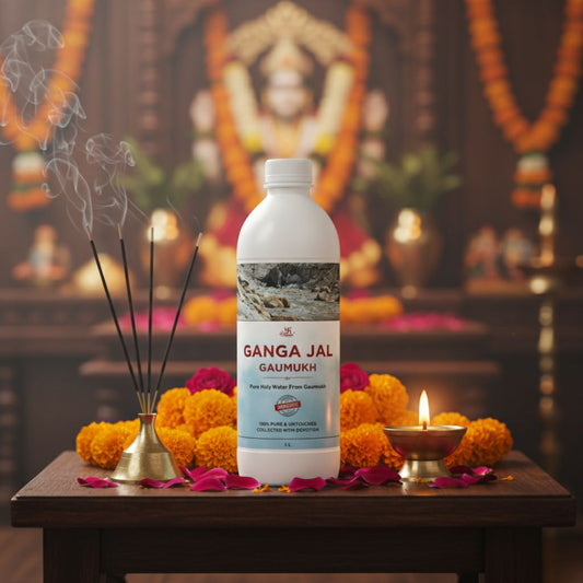 Gaumukh Ganga Jal | 100% Pure & Untouched Holy Water from Gaumukh Glacier | Sacred Ganga Water for Puja, Abhishek & Rituals