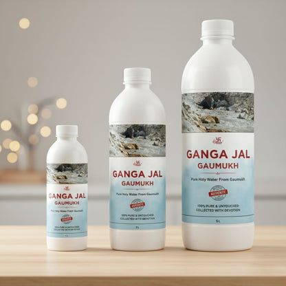 Gaumukh Ganga Jal | 100% Pure & Untouched Holy Water from Gaumukh Glacier | Sacred Ganga Water for Puja, Abhishek & Rituals