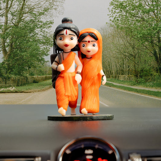 Sita Ram Bal Murti For Car Dashboard and Pooja Ghar