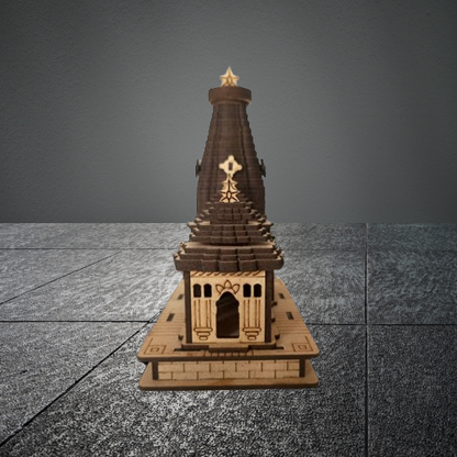Shree Jagannath Mandir, Puri – 3D Wooden Temple | Divine Home Decor & Spiritual Gift