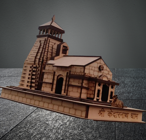Shri Kedar Nath 3D Beautiful Wooden Model | Kedarnath 3D Wooden Model | Kedarnath Dham Model