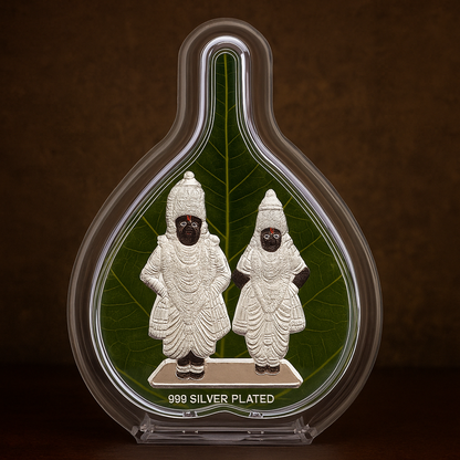 Vithoba Rakhumai murti for home temple | Silver plated Pandharpur God idol