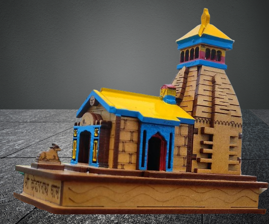 Shri Kedar Nath 3D Beautiful Wooden Model | Kedarnath 3D Wooden Model | Kedarnath Dham Model