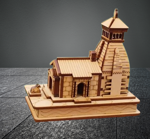 Shri Kedar Nath 3D Beautiful Wooden Model | Kedarnath 3D Wooden Model | Kedarnath Dham Model