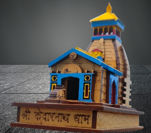Shri Kedar Nath 3D Beautiful Wooden Model | Kedarnath 3D Wooden Model | Kedarnath Dham Model