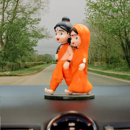 Sita Ram Bal Murti For Car Dashboard and Pooja Ghar