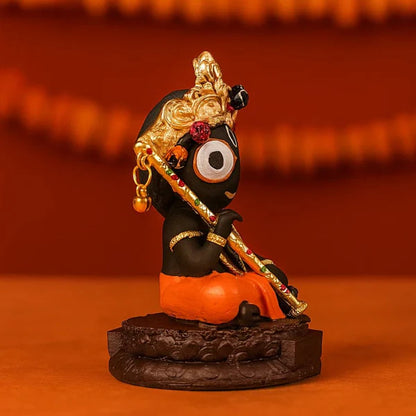 Bal Jagannath with Flute Idol | Jagannath Ji Idol for Car Dashboard | Divine Jagannath Ji Murti for Home Temple