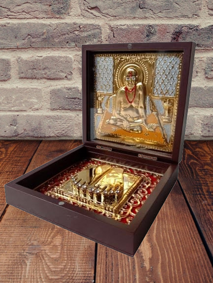 Gold Plated Saint SWAMI SAMARTH Pocket Temple