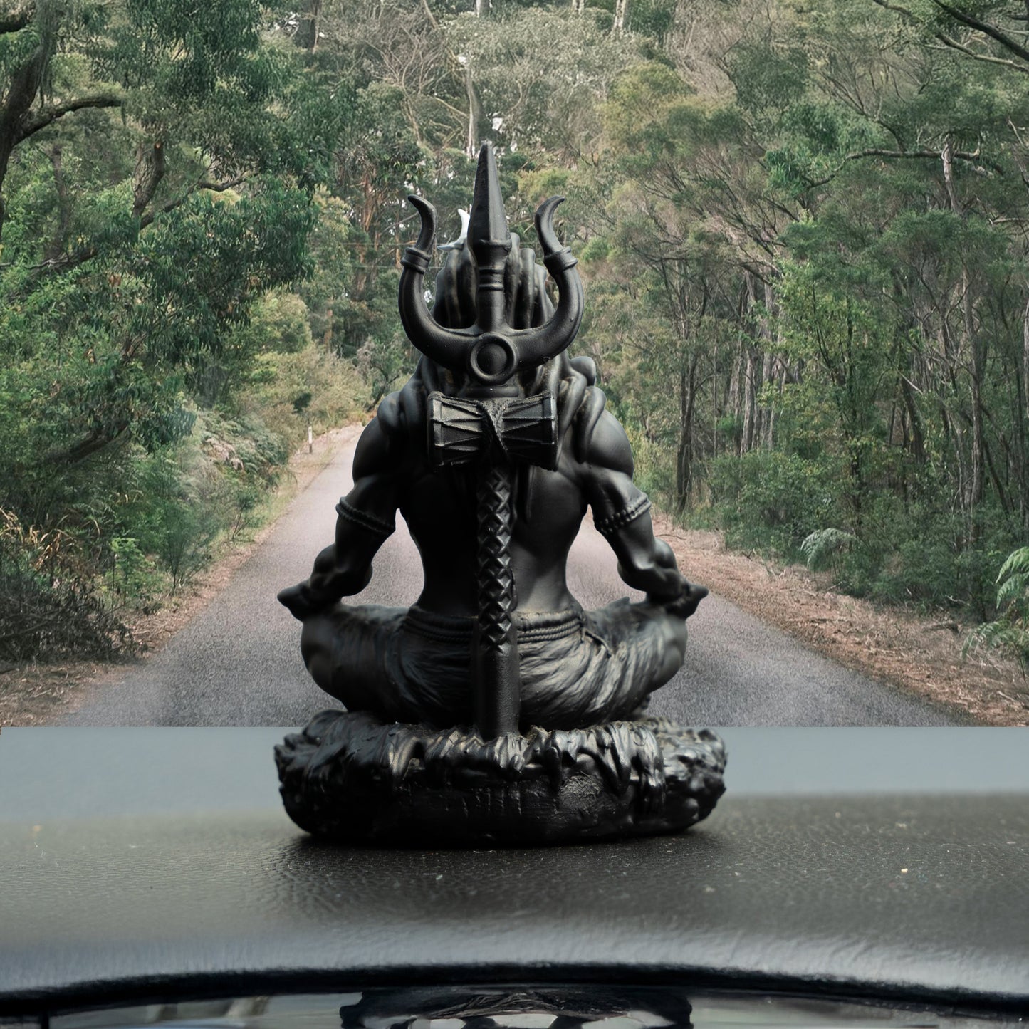 Meditating Adiyogi Mahadev Idol for Car Dashboard