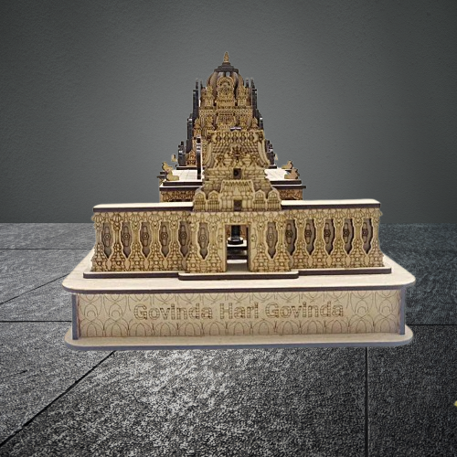 Shree Venkateshwara Temple Tirumala - 3D Wooden Model | 3D Wooden Tirumala Temple
