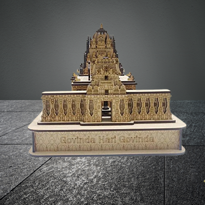 Shree Venkateshwara Temple Tirumala - 3D Wooden Model | 3D Wooden Tirumala Temple
