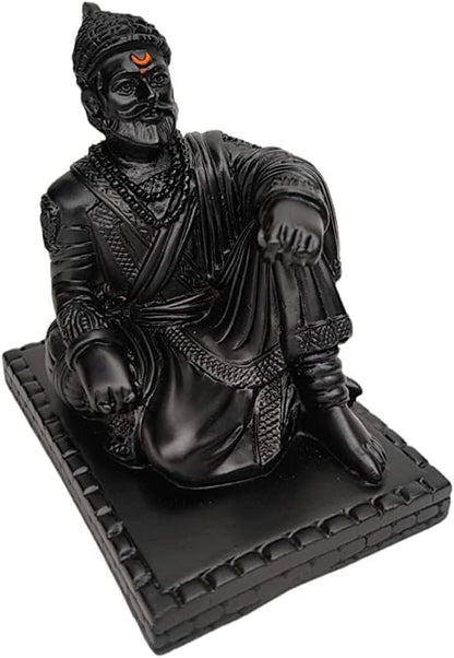Chhatrapati Shivaji Maharaj 4 Inch Idol | Antique Finish Shivaji Maharaj Idol
