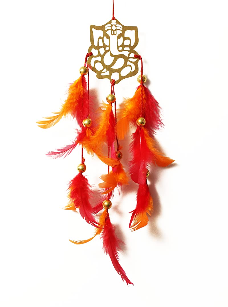 Lord Golden Ganesha Car Hanging