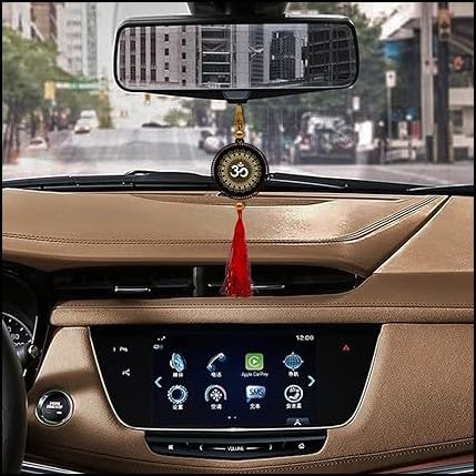 Lord Ganesha & Om Premium Car Hanging