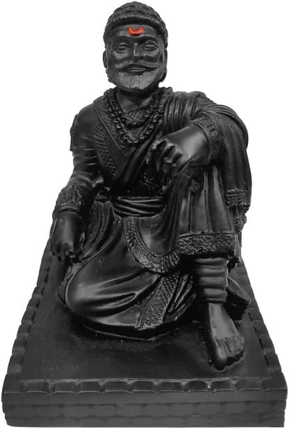 Chhatrapati Shivaji Maharaj 4 Inch Idol | Antique Finish Shivaji Maharaj Idol