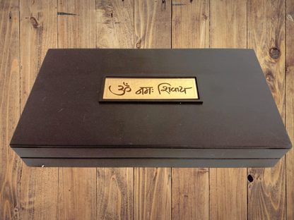 Gold Plated Lord Shiva  MAHADEV 9 JYOTIRLINGA Pocket Temple