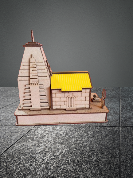 Shri Kedar Nath 3D Beautiful Wooden Model | Kedarnath 3D Wooden Model | Kedarnath Dham Model