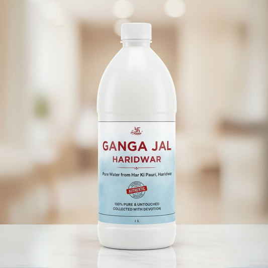 Haridwar Ganga Jal | 100% Pure & Untouched Holy Water from Har Ki Pauri | Sacred Ganga Water for Puja, Abhishek & Rituals