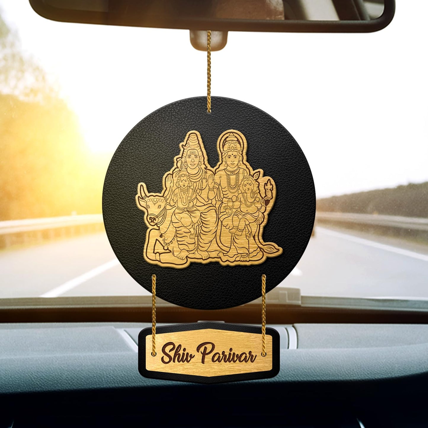 Shiv Parivar Car Hanging