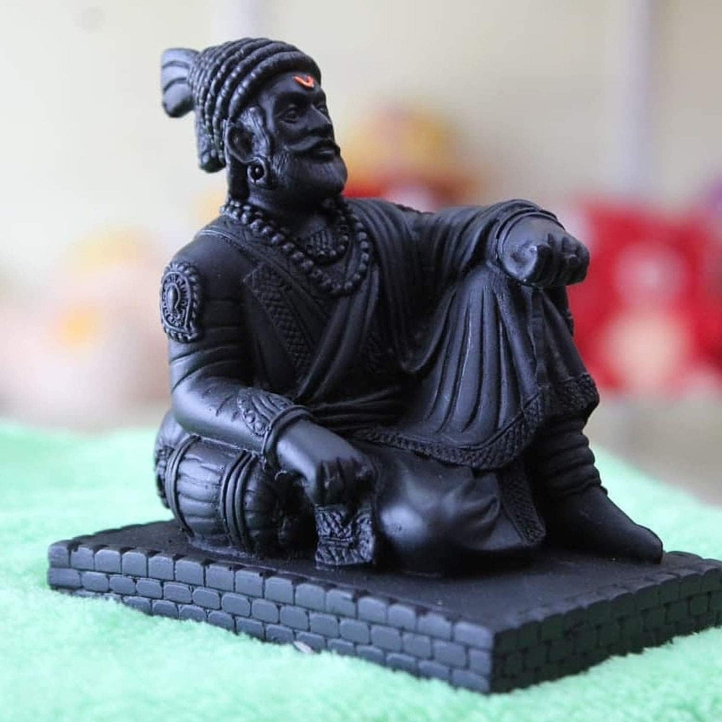 Chhatrapati Shivaji Maharaj 4 Inch Idol | Antique Finish Shivaji Maharaj Idol