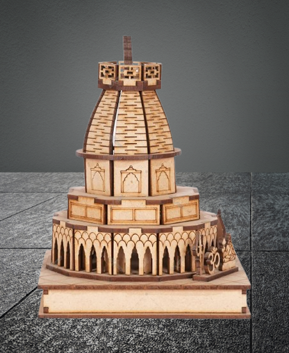 3D Kalka Ji Temple – A Divine Replica of the Sacred Shakti Peeth | Maa Kali temple wooden model