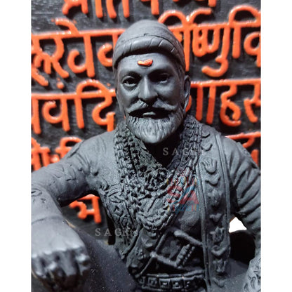 Chatrapati Shivaji Maharaj Murti with Rajmudra 6 Inch | Shivaji Maharaj Home Decor Statue