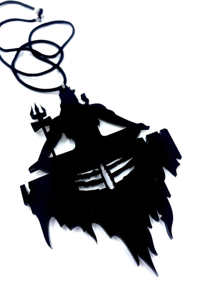 Lord Shiva on Mount Kailash with Tilak Car Hanging