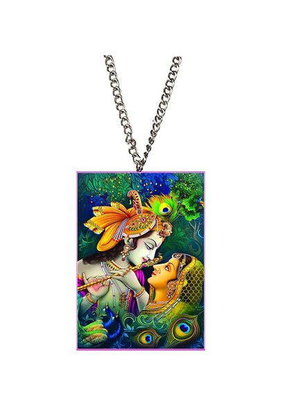 Radha Krishna Car Hanging