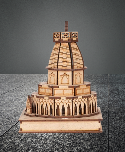 3D Kalka Ji Temple – A Divine Replica of the Sacred Shakti Peeth | Maa Kali temple wooden model