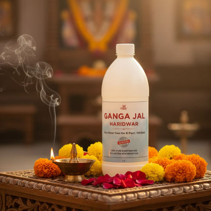 Haridwar Ganga Jal | 100% Pure & Untouched Holy Water from Har Ki Pauri | Sacred Ganga Water for Puja, Abhishek & Rituals