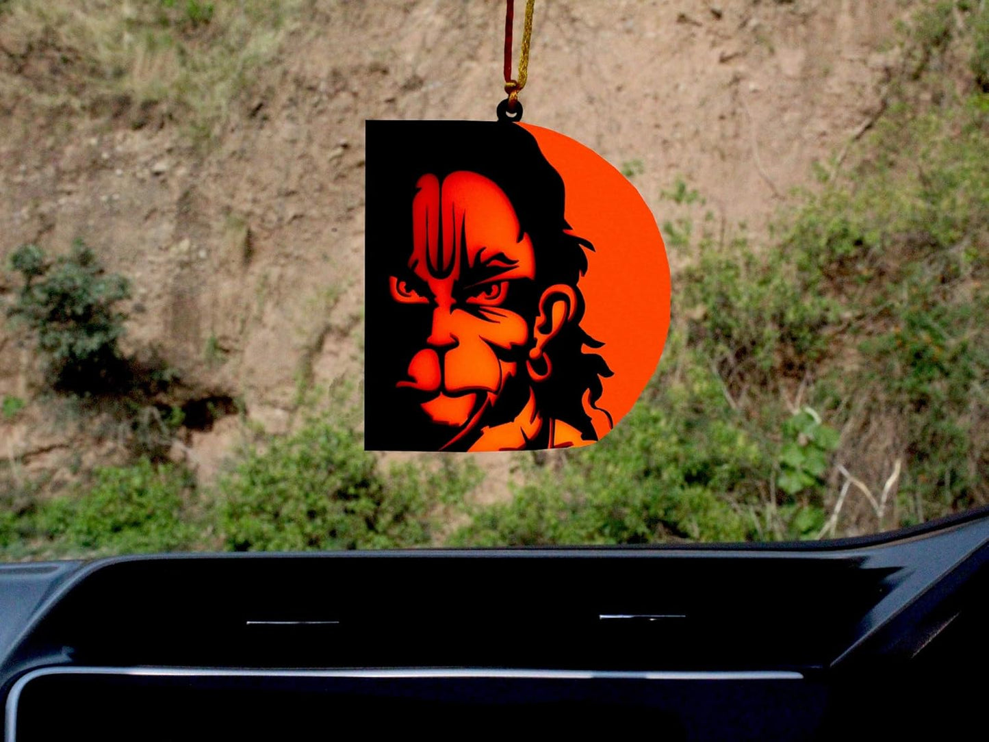 Acrylic Hanuman Car Hanging