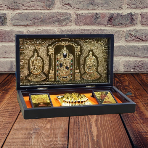 Balaji Charan Paduka Box || Tirupati Balaji Pooja Box