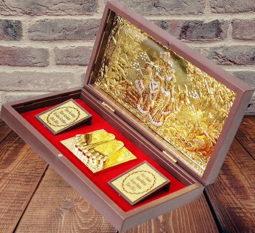 Shri Radha Krishna With Cow Pocket Temple